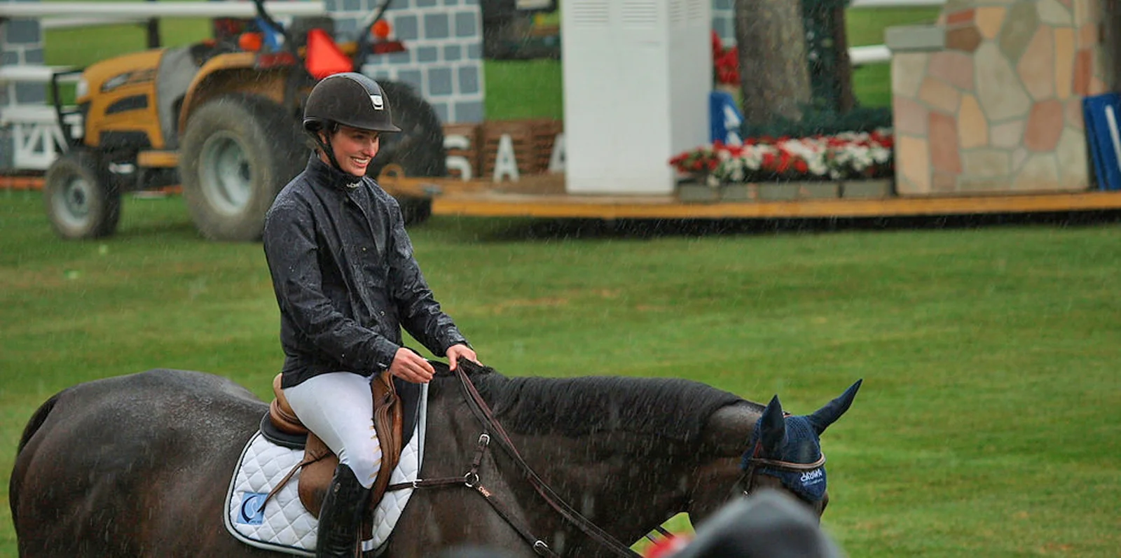 RIDING THROUGH THE RAIN