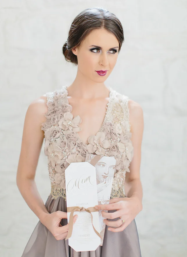 Silver Swallow Dresses | Chrystalace Stationery | Rensche Mari