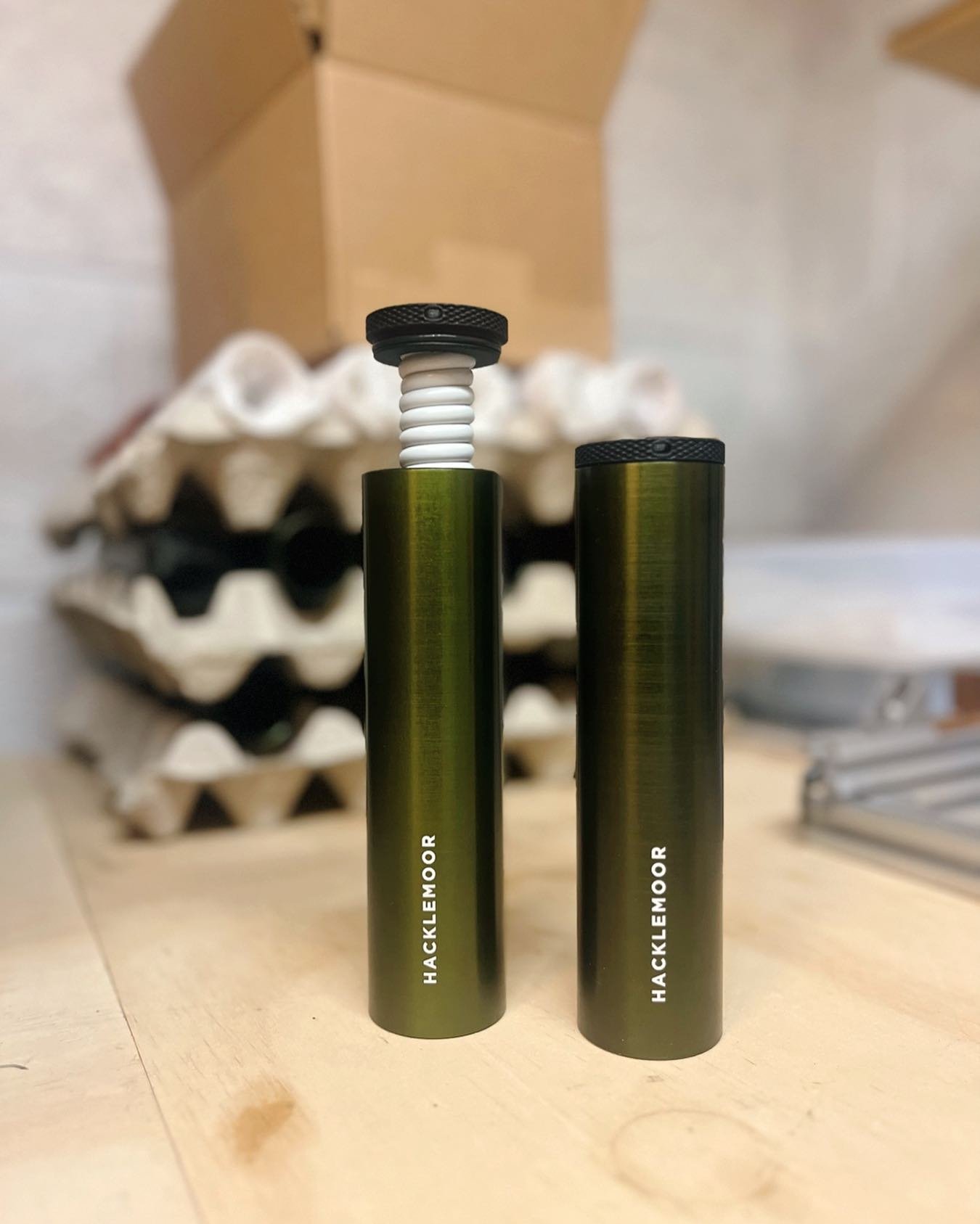 Thanks to y&rsquo;all who have stripped us of our olive stock and those that have been asking when they&rsquo;ll be back✌🏼⁣⁣
⁣
We&rsquo;ve just released a batch of a dark green with a light grey core, for those who can&rsquo;t wait, grab yours from 