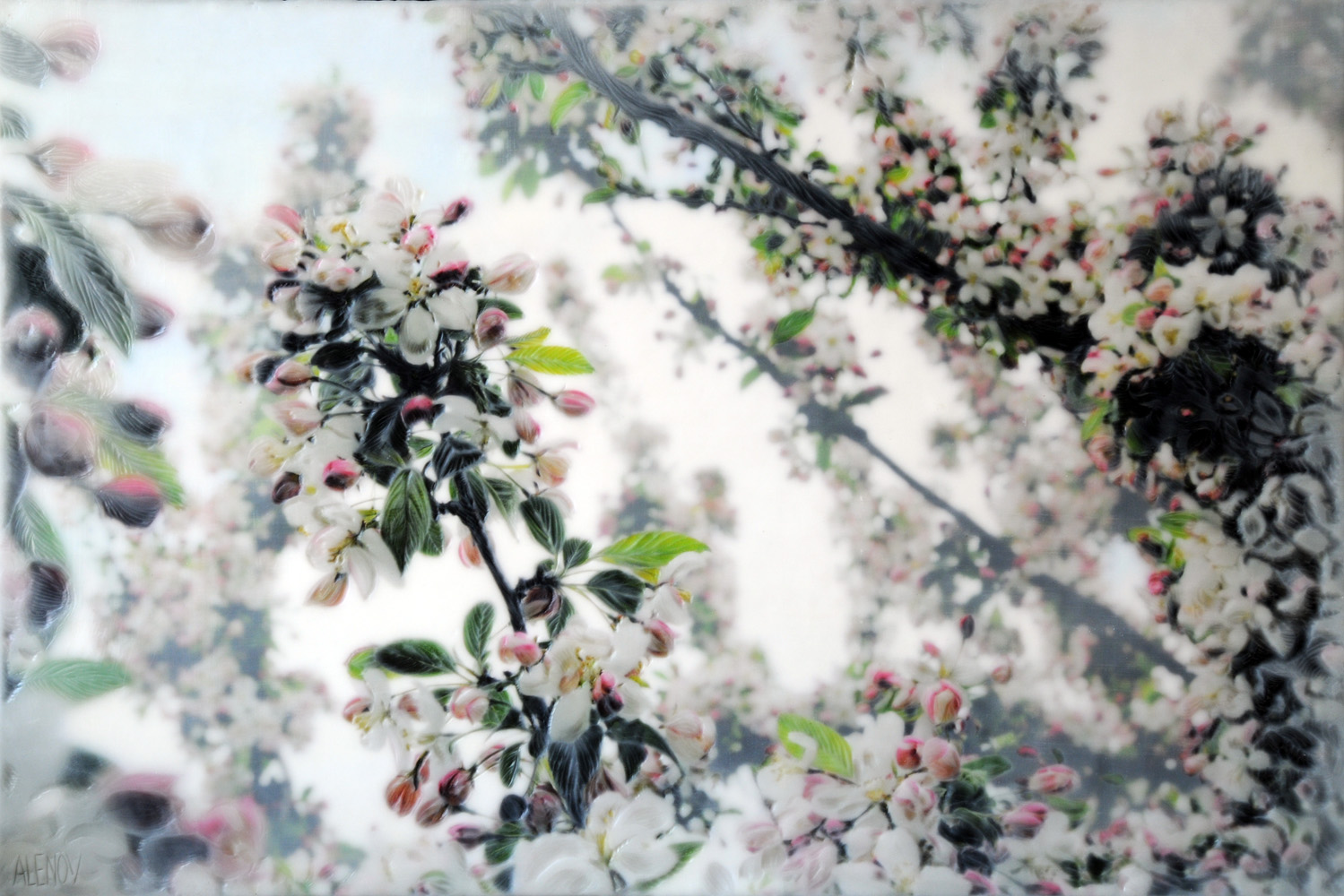 Crabapple Blossoms IV   (20x30)