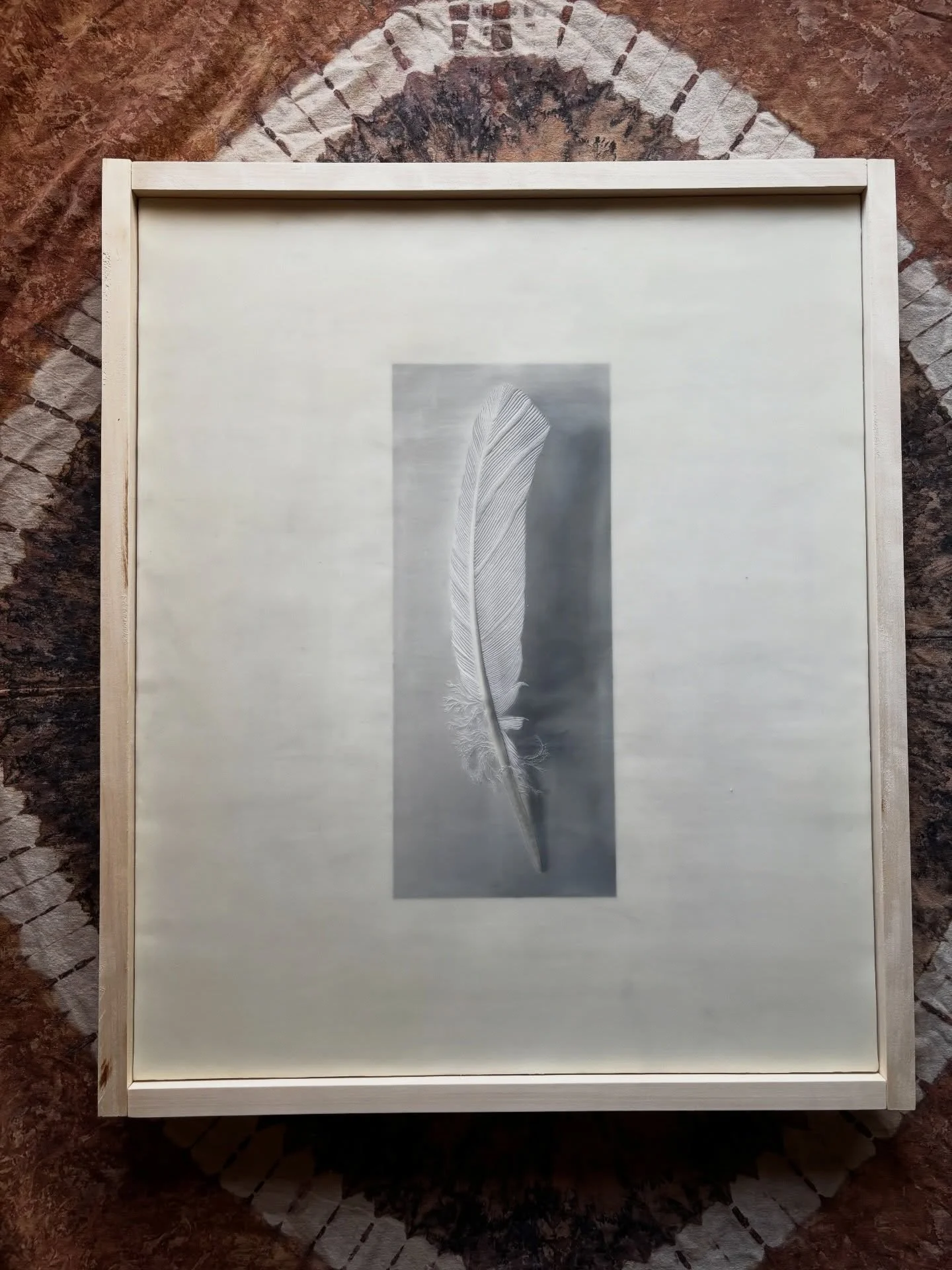 Encaustic photography with carving. 20x24
 
#encausticphotography #mnartist #encaustic #feather