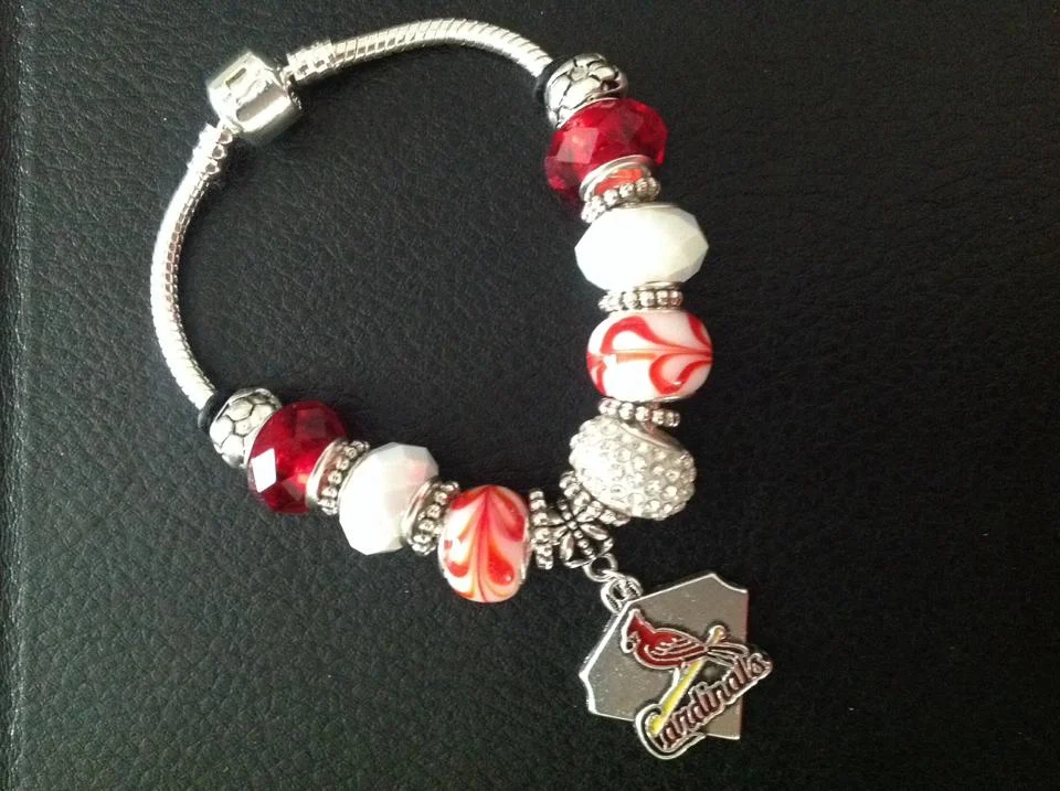 Cardinals Charm Bracelet Click To enlarge 