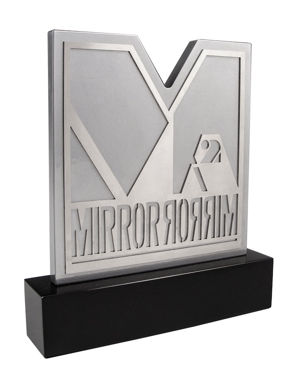 Mirror-Mirror Metal Plaque