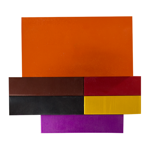 Sample of Anodized Colors