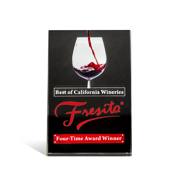 Fresita award with digitally imprinted color image