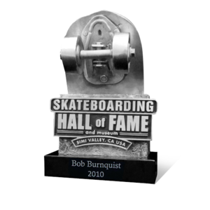 Skateboarding Hall of Fame custom award