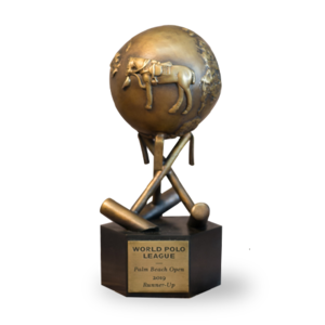 World Polo League custom cast sculpture award