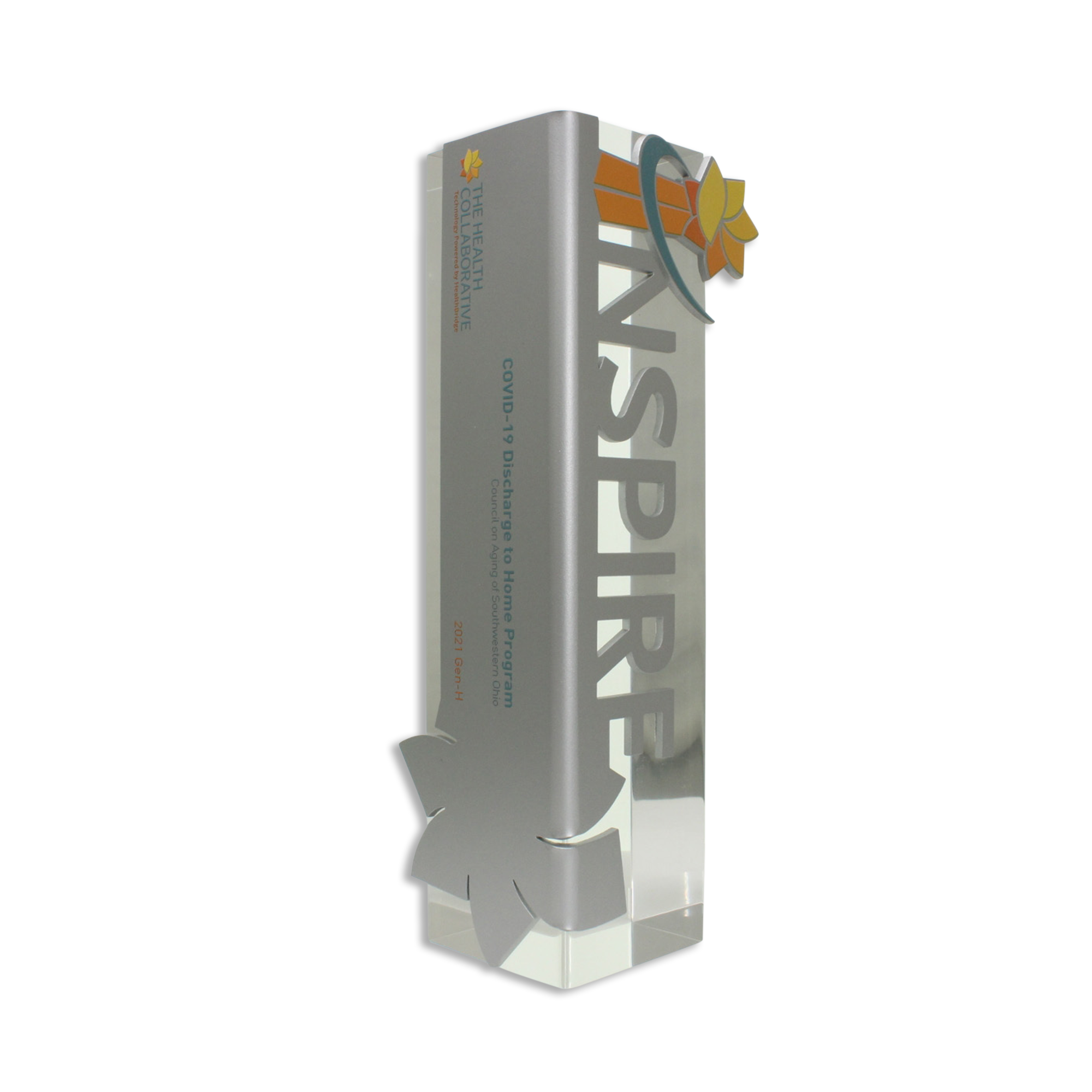 Inspire custom fabricated award