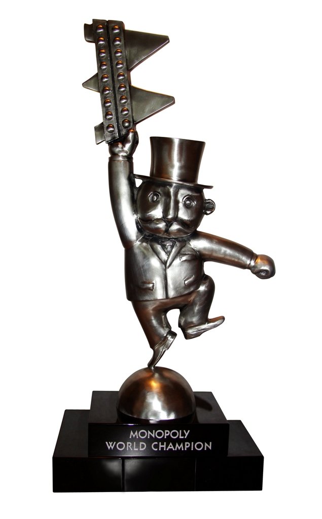 Monopoly World Champion award