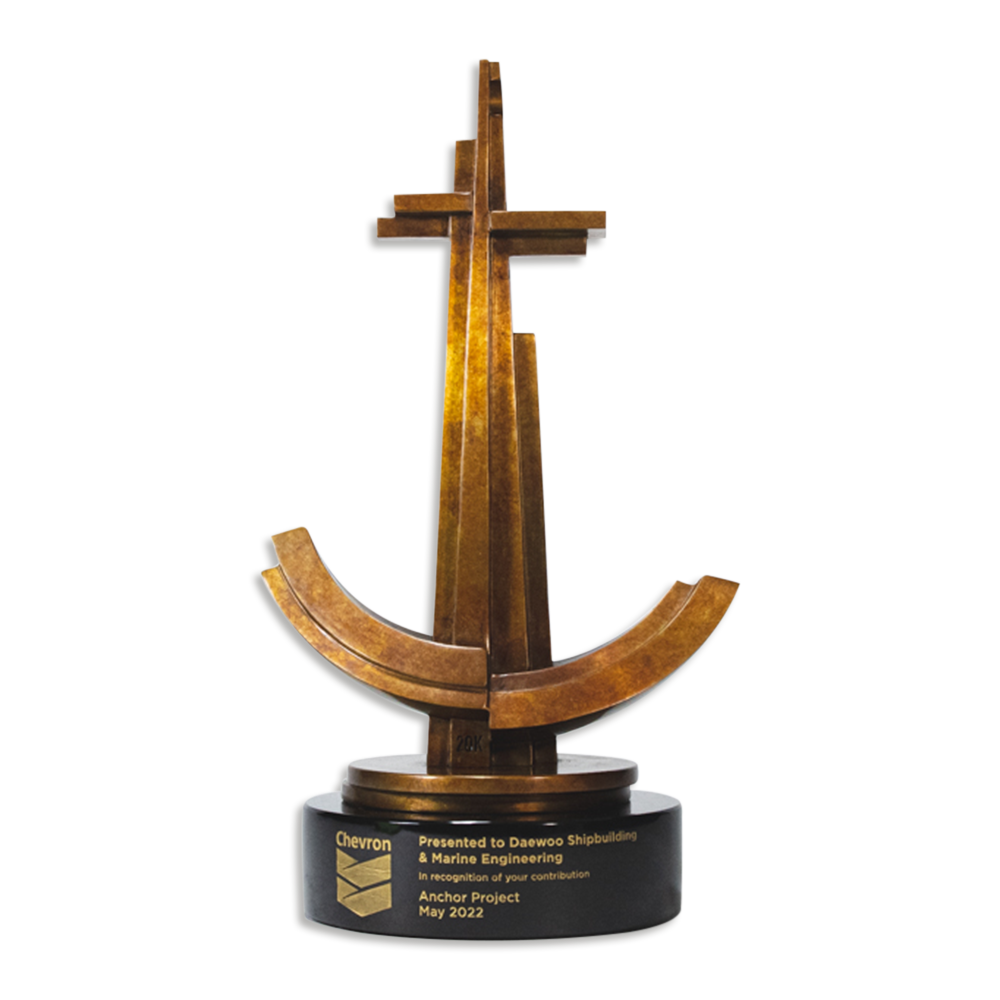 Chevron sculpture award