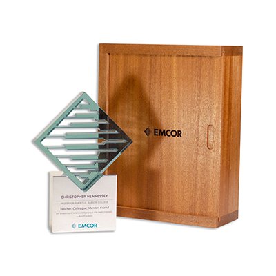 EMCOR acrylic award