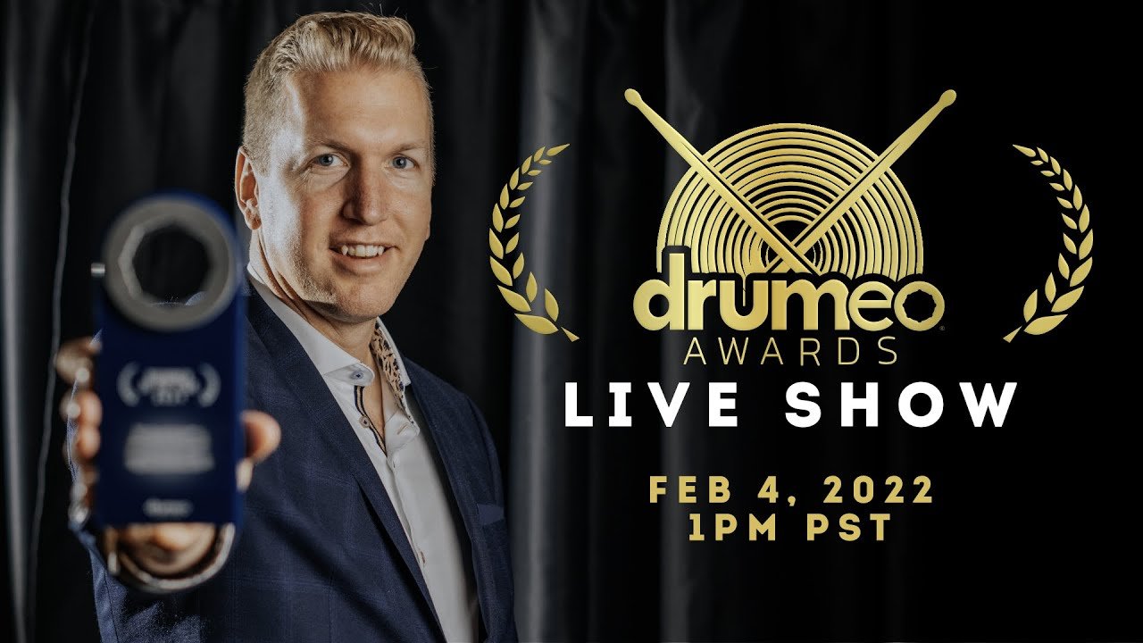 Drumeo Custom Awards for Travis Barker & Drummers Awards
