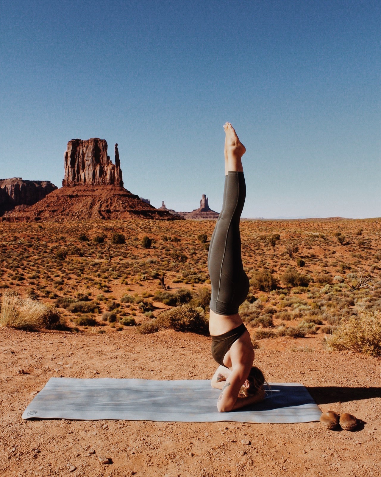 I had never done a proper inversion until a few weeks ago while I was with Lululemon in Hawaii for #theimmersionHI . I had always gotten in my own way, I was intimidated to try. So I decided to try it for the fist time together and @baronbaptisteyoga taught us how to allow ourselves to enter the pose. Since then it's been a goal to get up and hold it for as long as I can in a state of peace, accepting that falling was inevitable and that getting back up was the next step. Today's practice met me with so much grace and power. I held this pose for the longest I ever have and a wave of calmness met me while I was there, present in every inch of my body. And in one of my most favorite places in the world! Goosebumps. #thisisyoga Photo by Antrom Kury