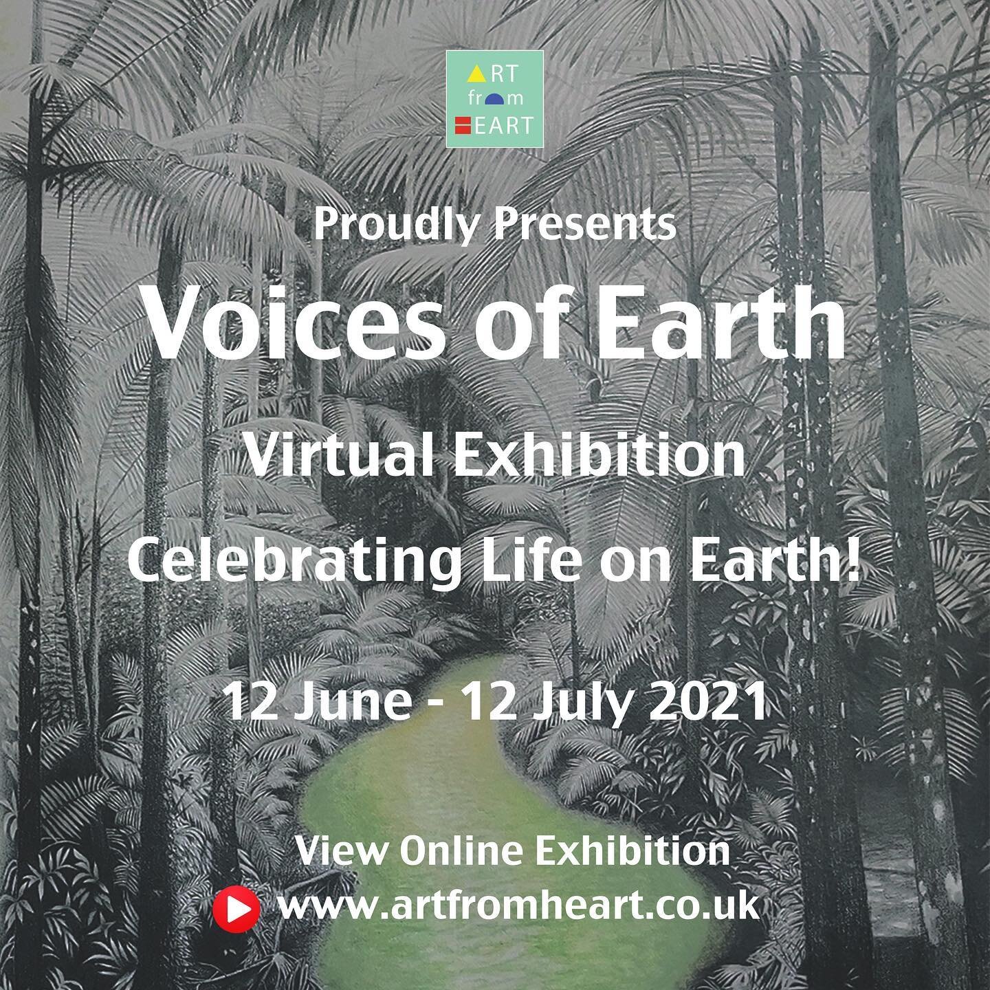 So thrilled to have been selected to be a part of the online exhibition &laquo;&nbsp;Voices of Earth&nbsp;&raquo; (how appropriate for my work!) created by @artfromheart_uk. They curate, organise and manage multidisciplinary large group art exhibitio