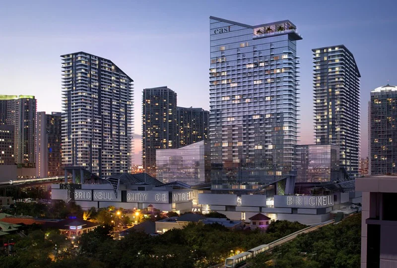 Brickell City Centre Night Rendering