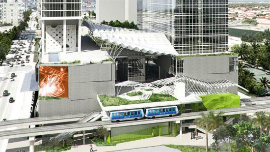 Rendering of the Completed 8th St. Station