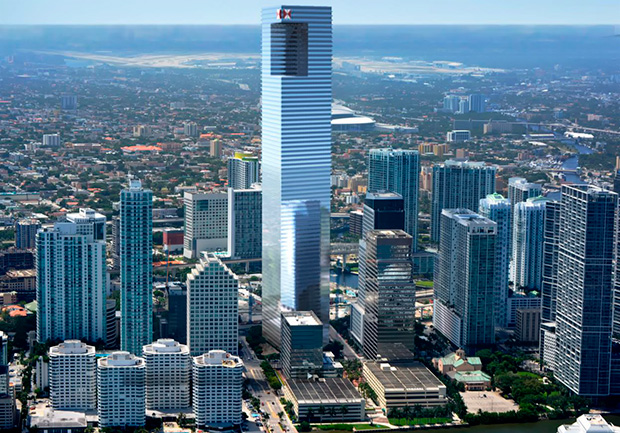 Rendering Of One Brickell City Centre In Miami