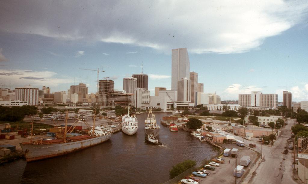 Miami in 1984 (Photo via Skyscraper City)