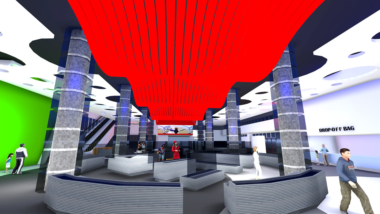 SkyRise Miami Lobby Rendering