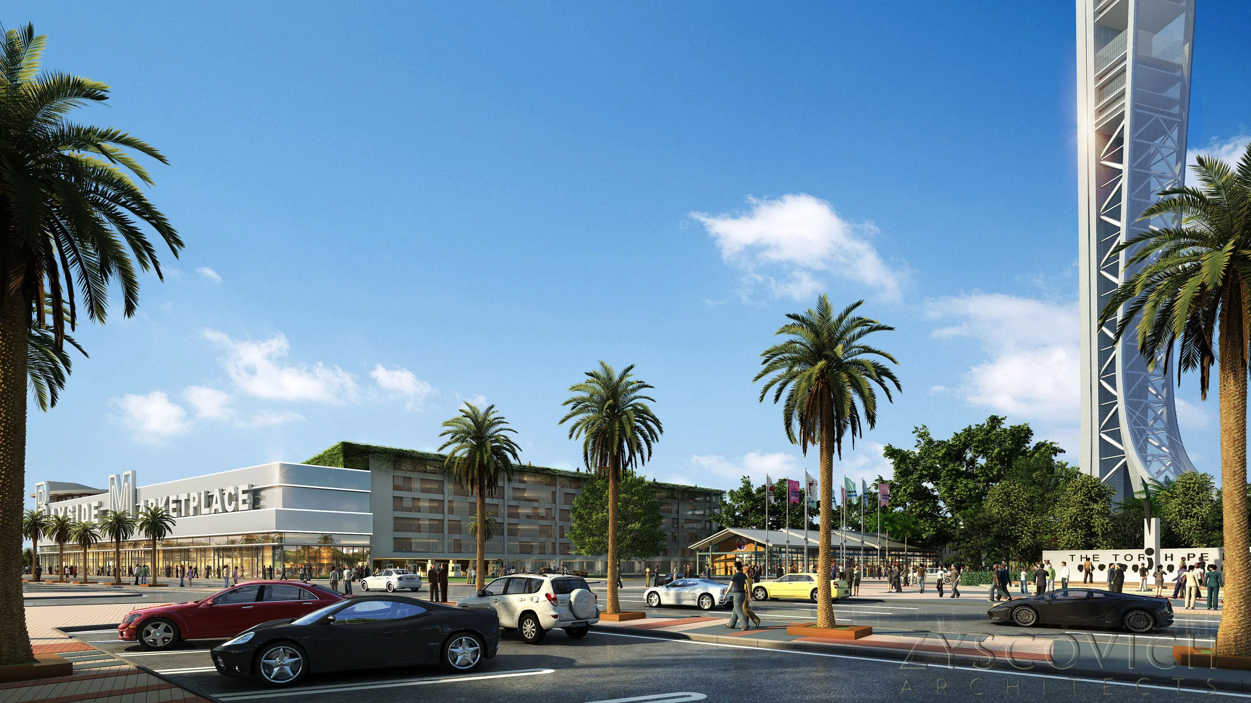 Redesign of Bayside Marketplace (Image via Zyscovich Architects)