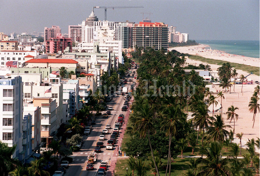 South Beach in 1995 Photo Credit: Peter Andre Bosch/Miami Herald