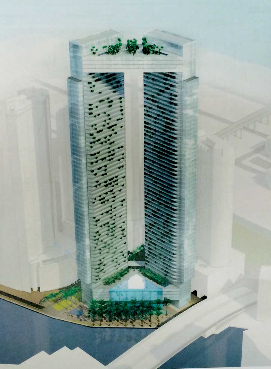 Rendering of Two Proposed Towers