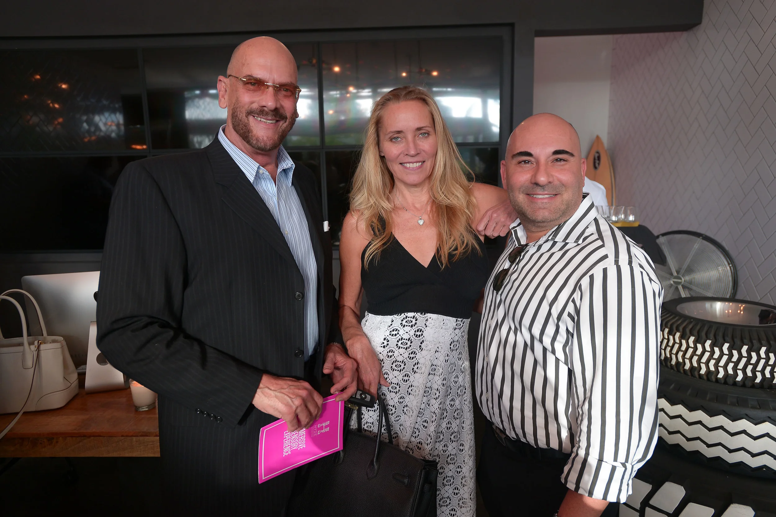 Yuir Alexei Kakabadse, Suzanne Oostdyk & Perci Pietro at the Craig Robins talk at HYDE Midtown. (Photo Credit: World Red Eye)