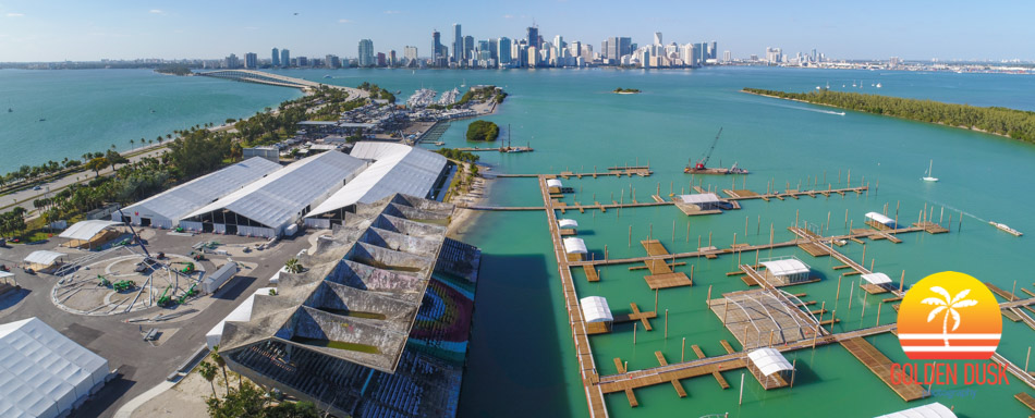 Miami International Boat Show Prepping For Event At Miami Marine Stadium —  Golden Dusk Photography