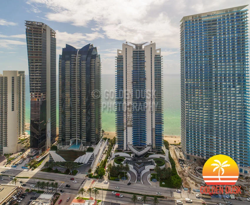 The Evolving Skyline Of Sunny Isles Beach — Golden Dusk Photography