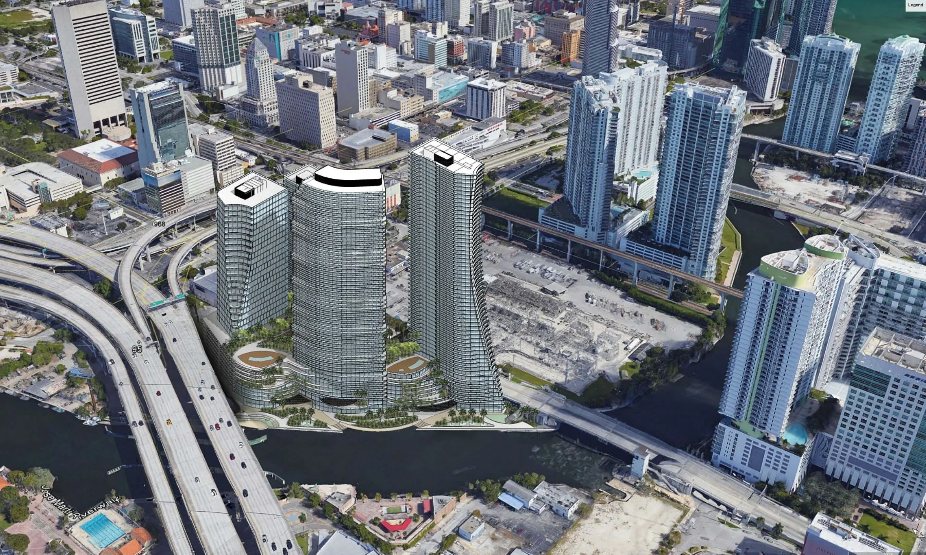 Conceptual Plans For Miami Riverside Site