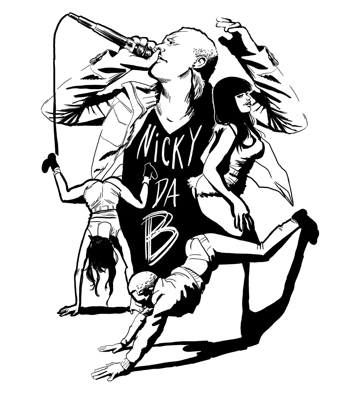 T-shirt design for Nicki Da B