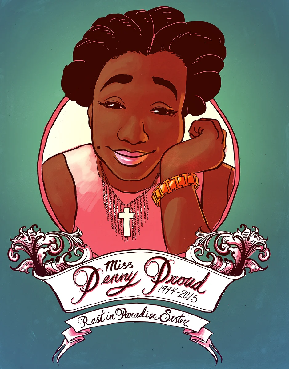 Penny Proud Memorial Graphic