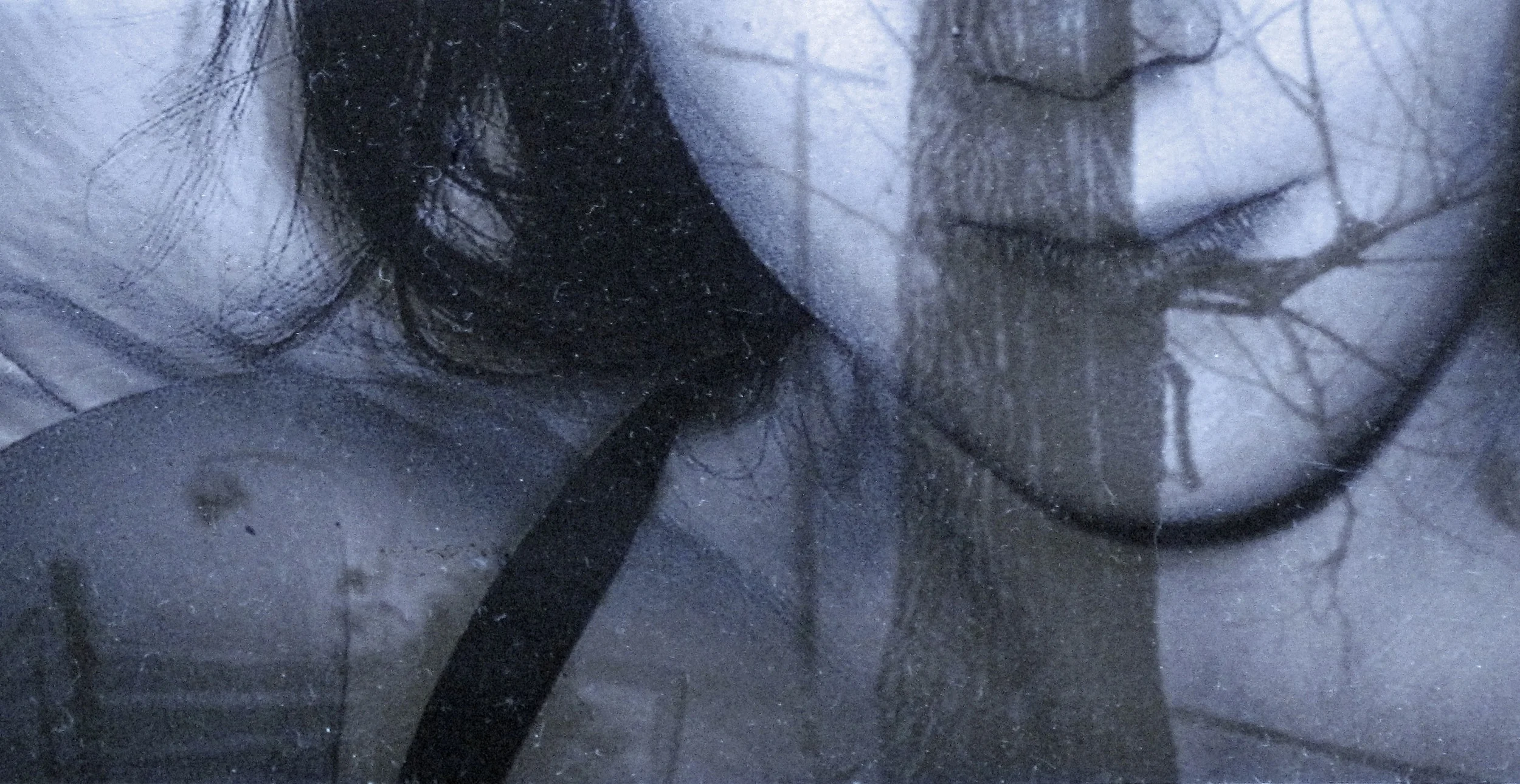This work is an exploration of the layers of memory and impressions that gather in our skin, our cells, and our surroundings. It examines the beauty that emerges as something breaks and reforms. Amalgams transmuted by time. Collaged Transparencies Photographed and Reprinted 13" x 17" Archival Prints, 2013