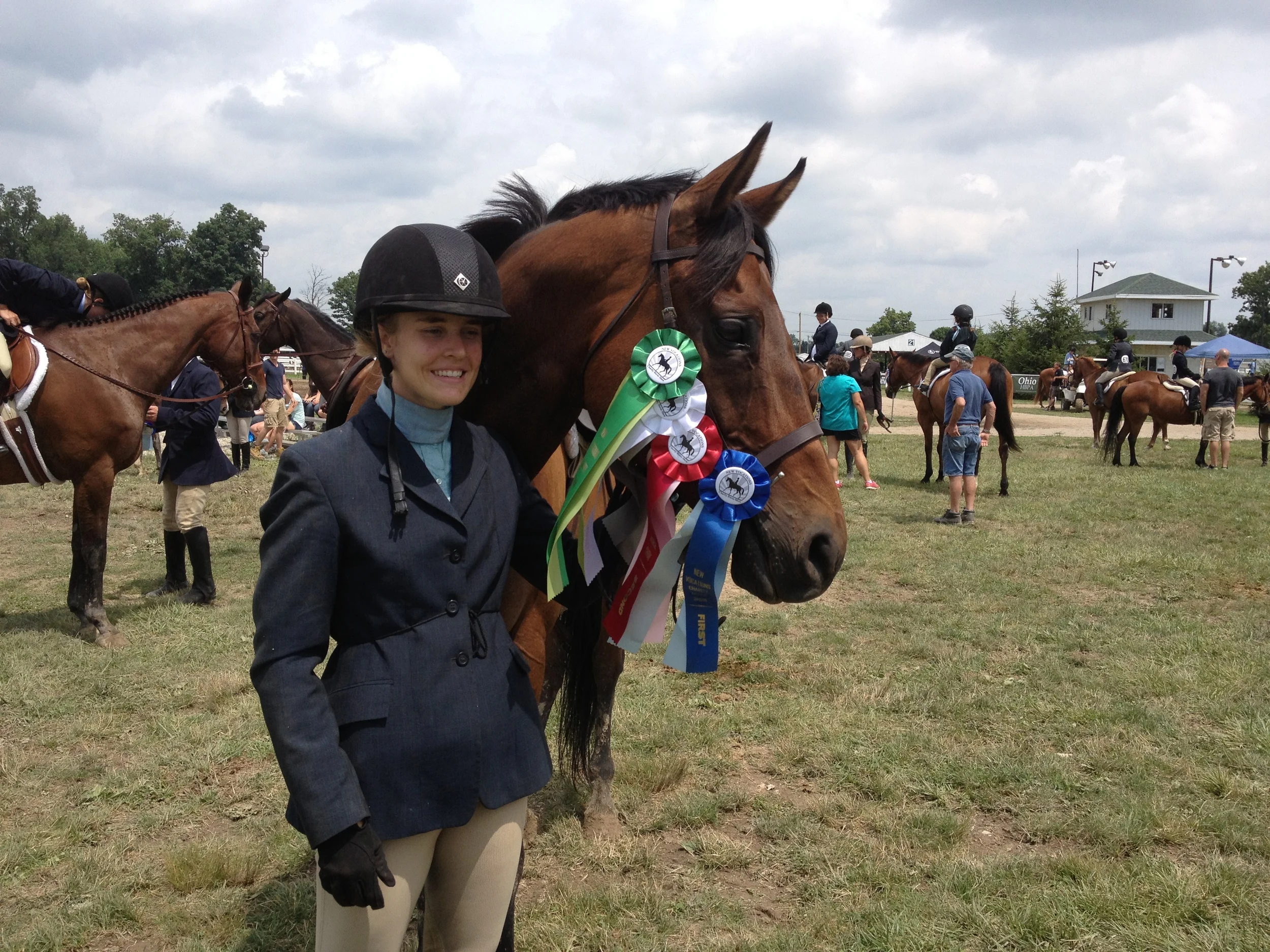 Snickers after a successful show!
