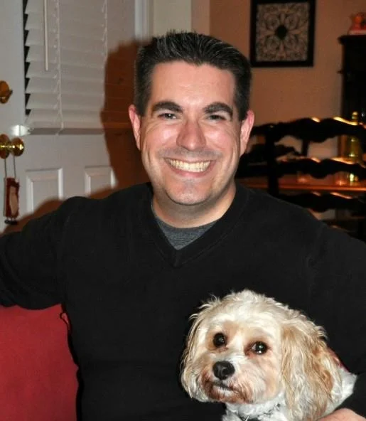Xmas 2013 - Me and my sister's dog, the inspiration for one of the characters in Great Big World