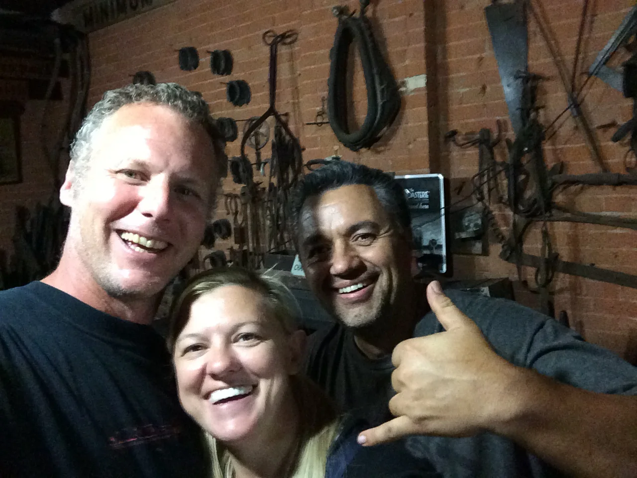 With the owner Wes, who we hope to catch up with, when we do our show in New Orleans. 