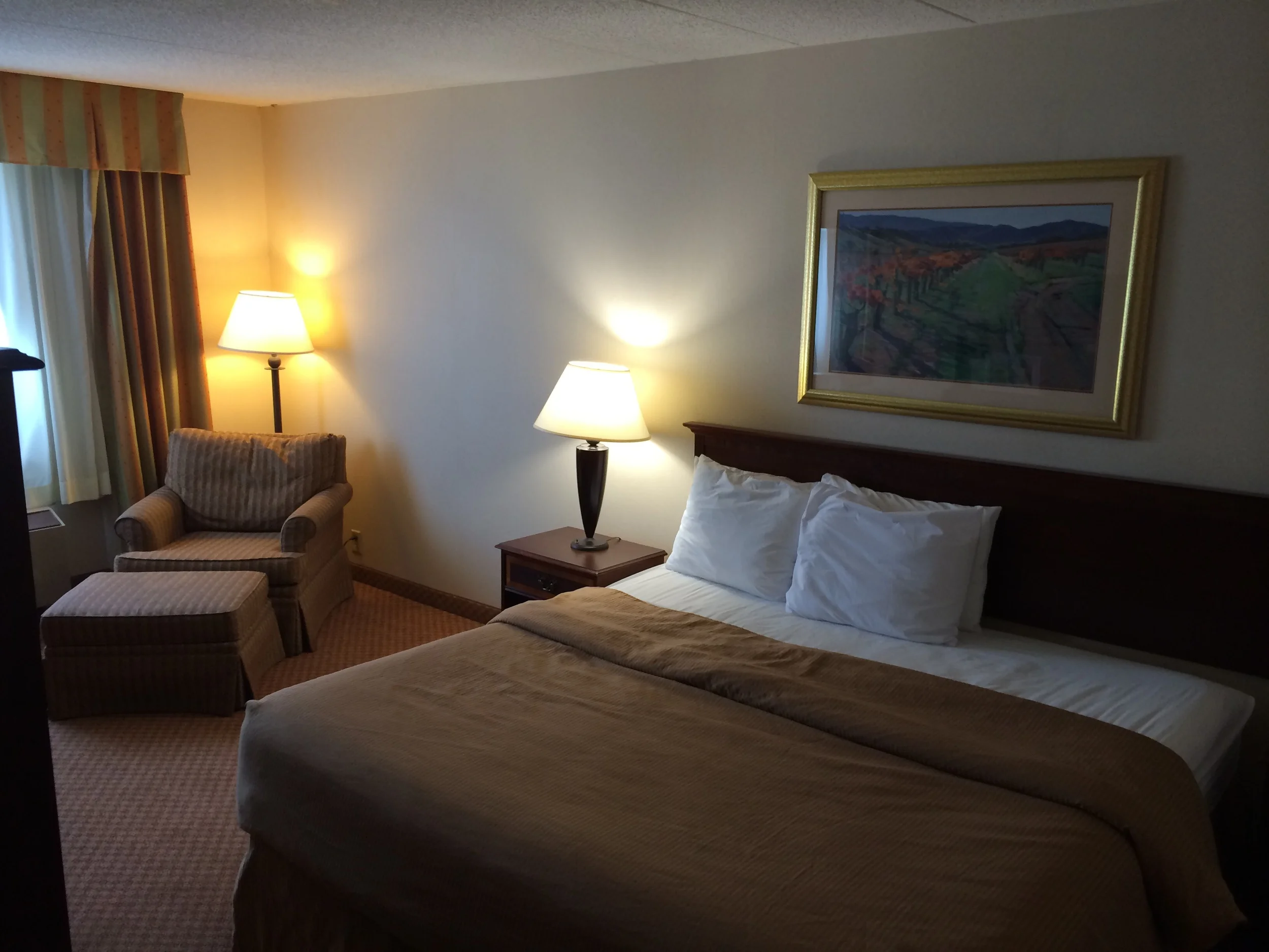 Super cozy bed - which is my main requirement for a hotel