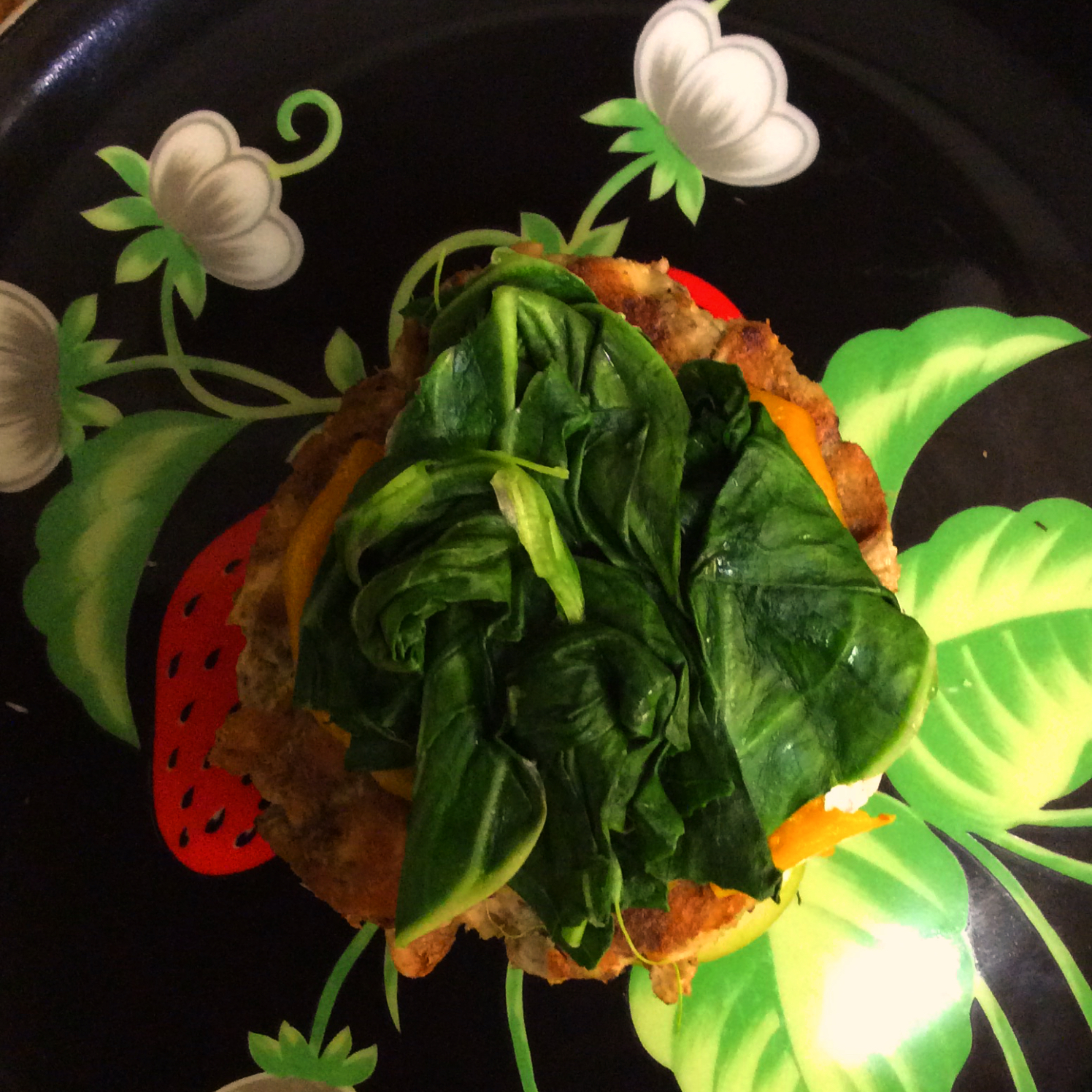 Step 6: Steamed collards.