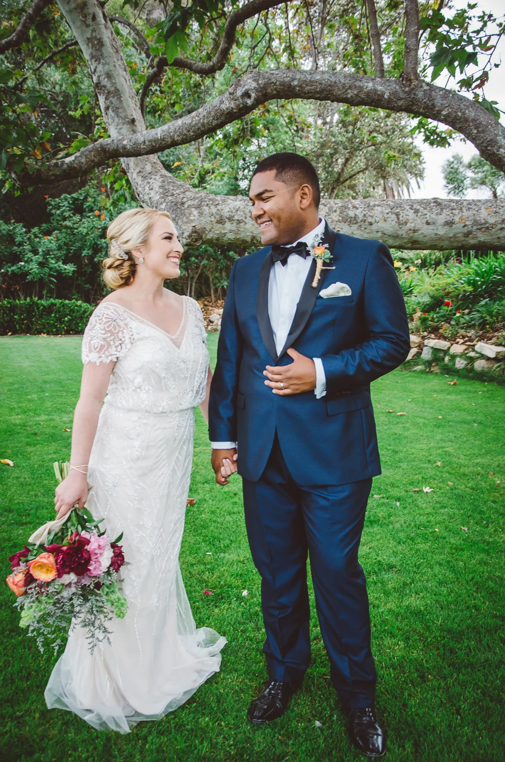 Kelly & Brandon at The Adamson House, Malibu CA