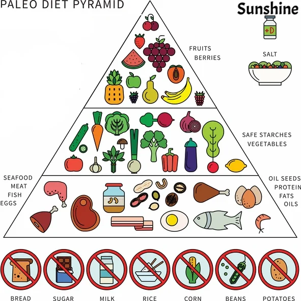 The Paleo Food Pyramid 3 Million Years Strong