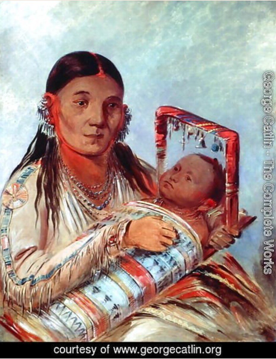 George Catlin Sioux Mother and Baby.jpg