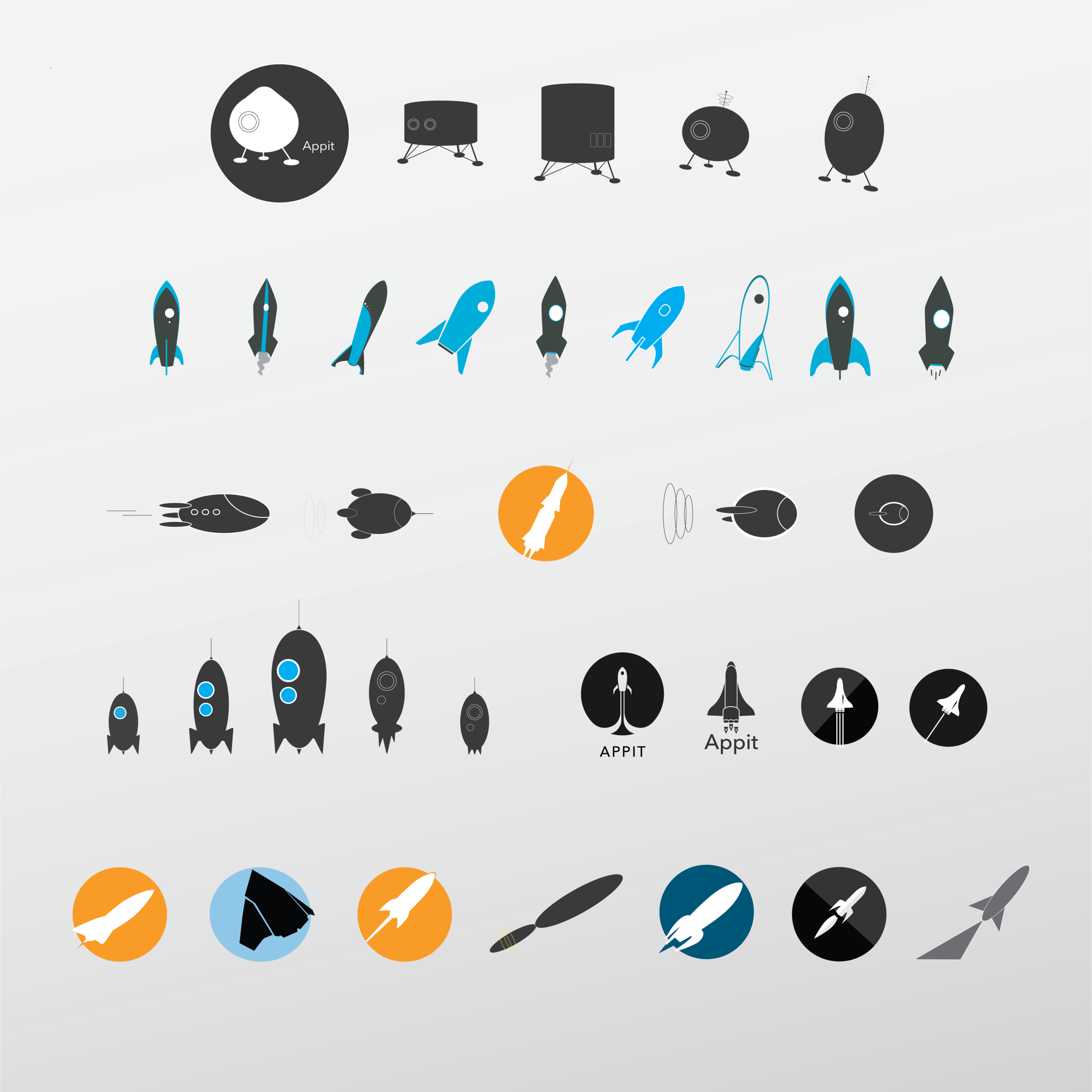 Sketching rockets — brainstorm sample