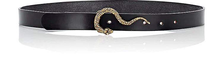 1" Belt with Snake Buckle