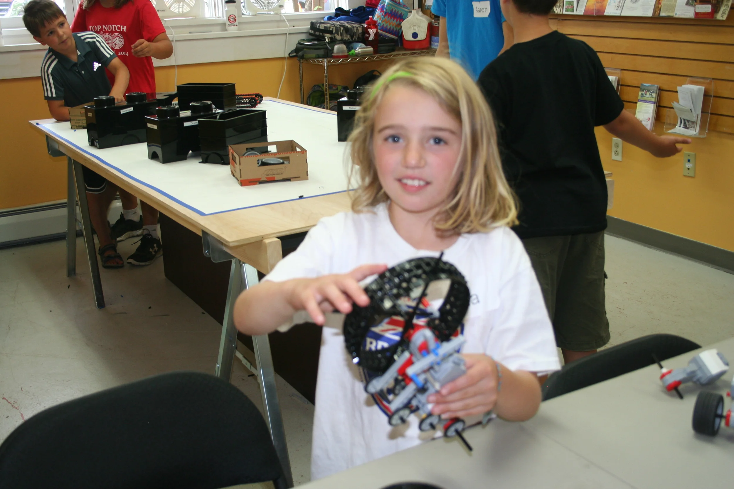  Hamster wheels are the power of the future! While it may not exist right now, our campers have ideas for the future of the world! 