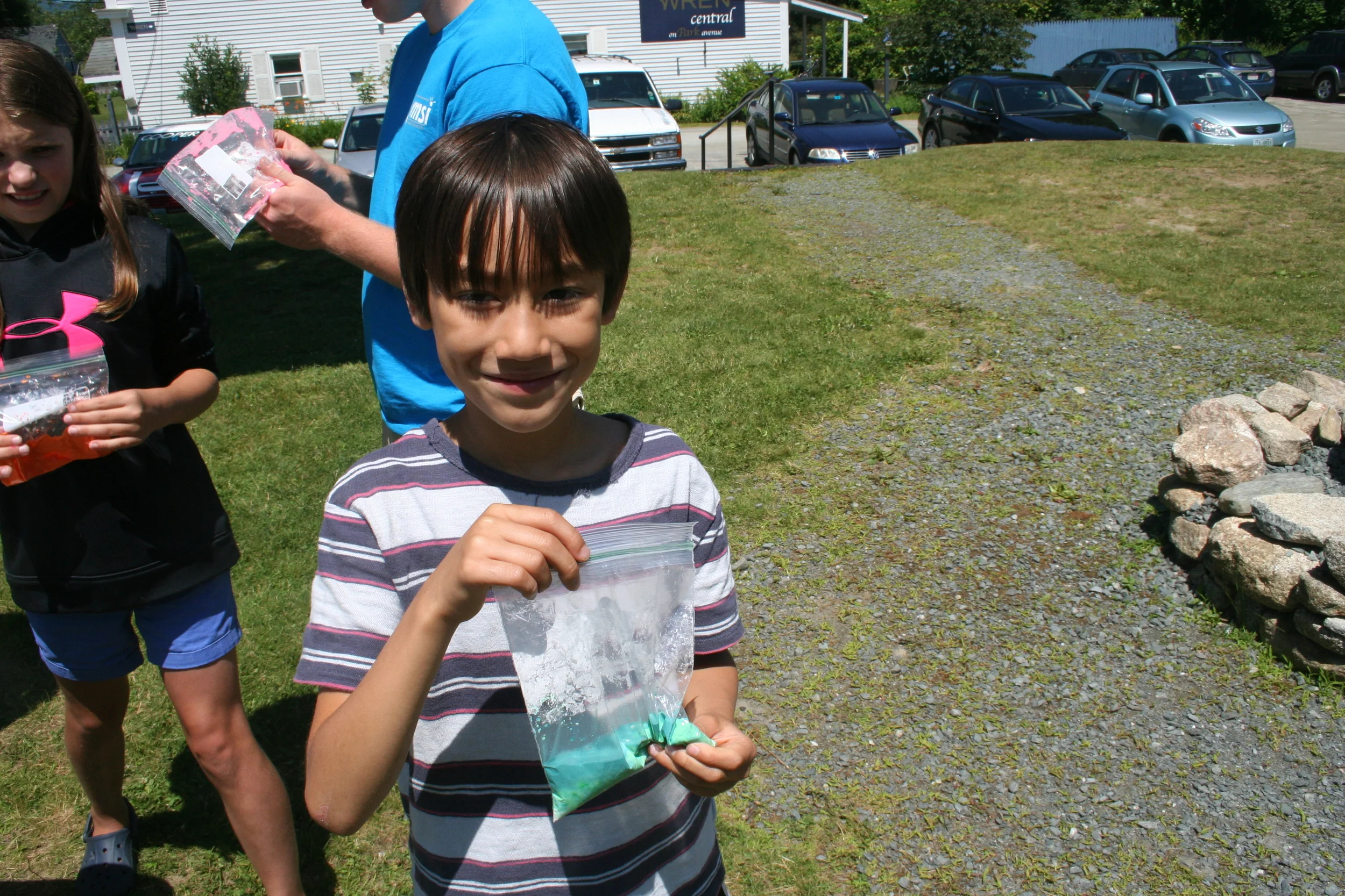 Oobleck: Experience the fun of corn starch and water. Is it liquid or solid? 