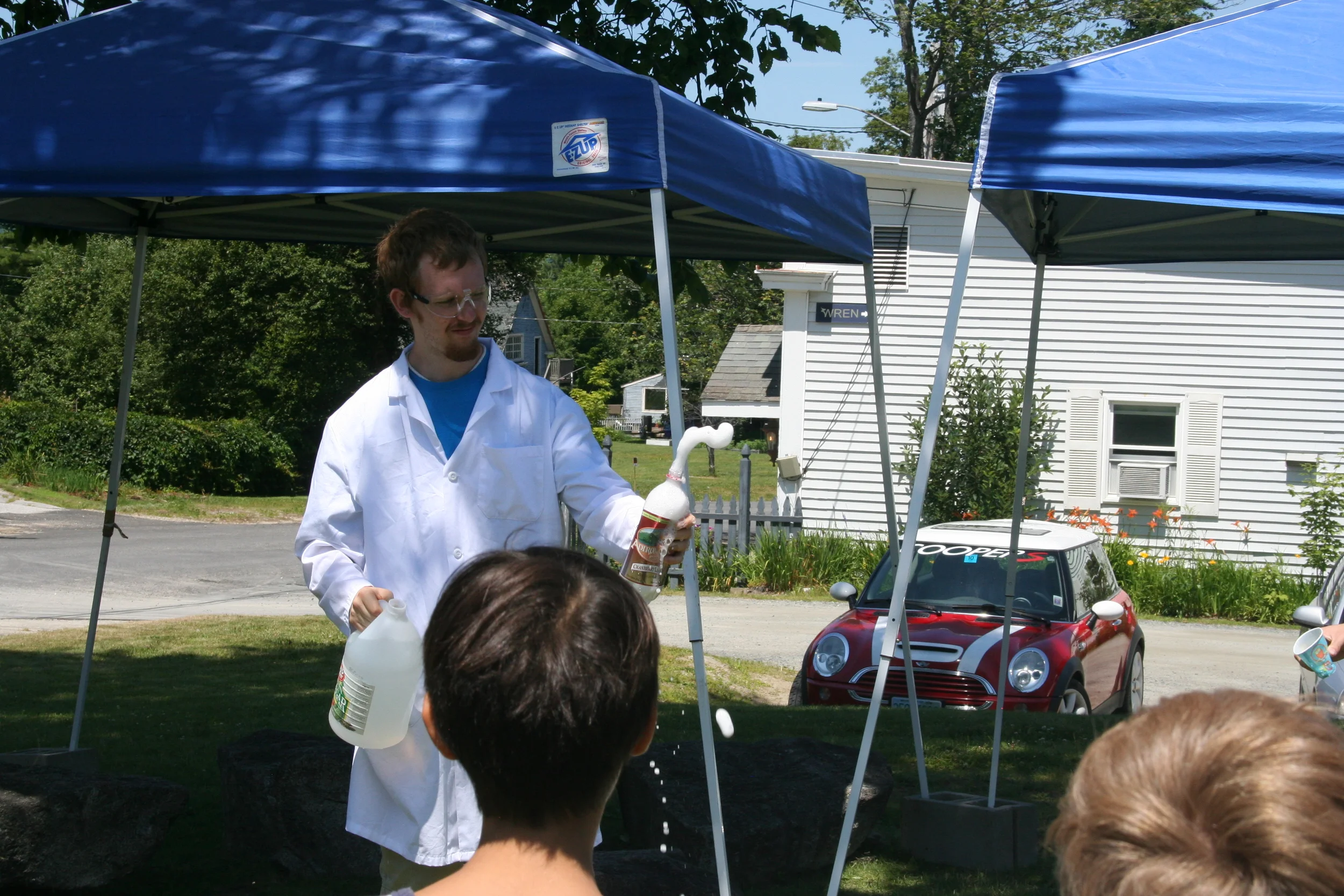 Homemade Volcano: Everyone loves epic chemical reactions. Mix up some baking soda and vinegar to make your own volcano. 