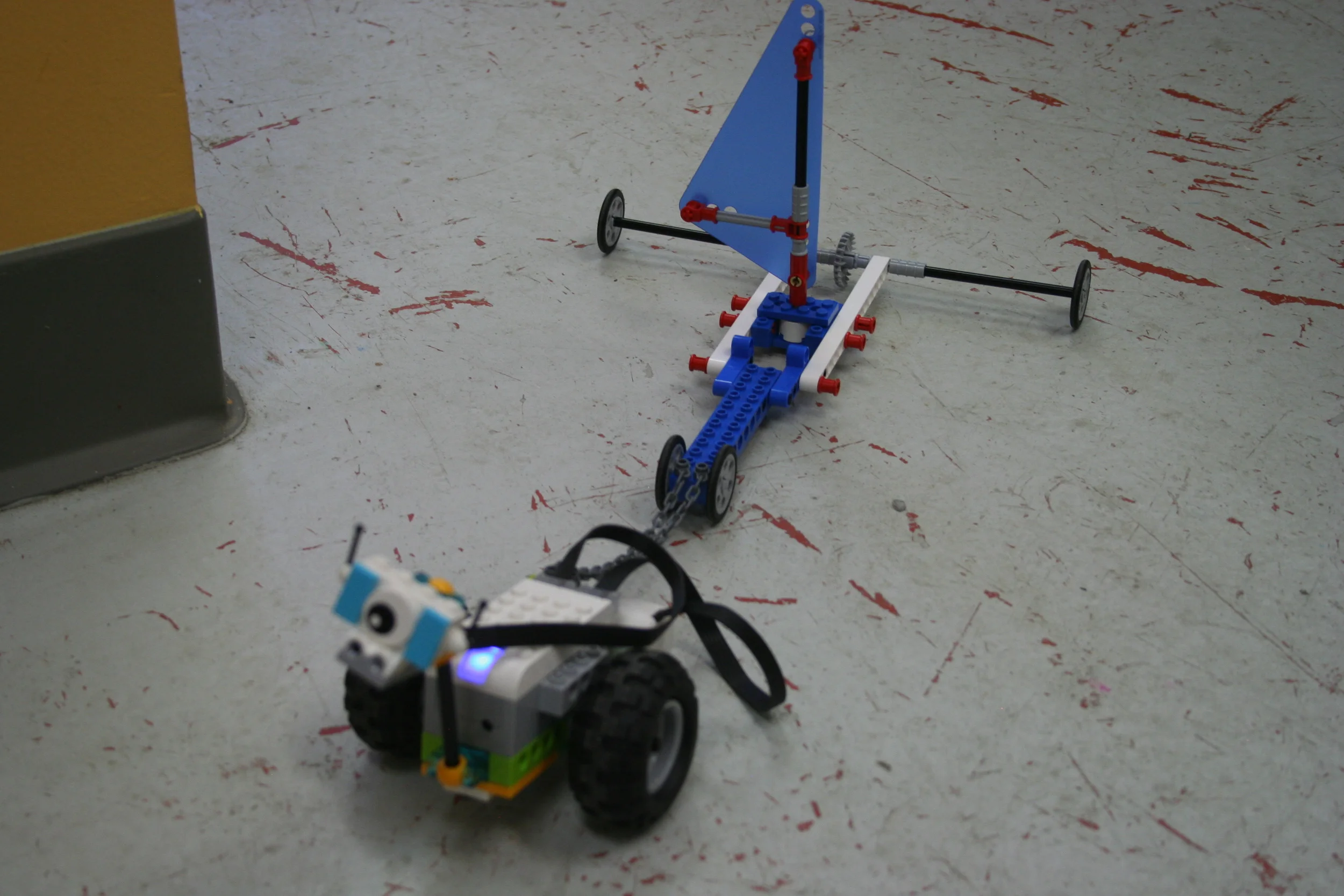  WMSI Makers are designing the newest for of alternative energy vehicles. Wind powered sail cars! 