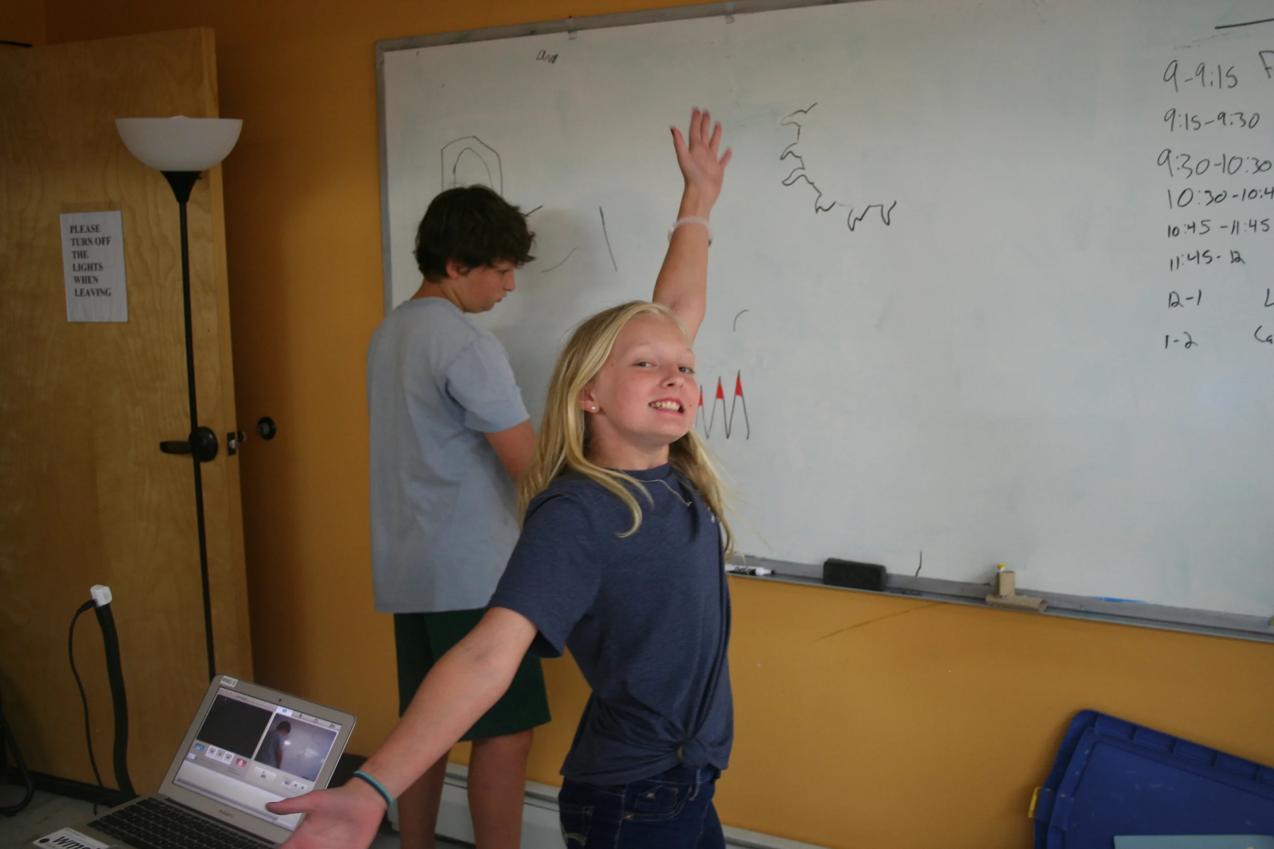  Day two is finished; crafts have been made, Popsicle sticks have been broken and dreams have come true. To me that signals another successful day of camp. That's all for today folks! 