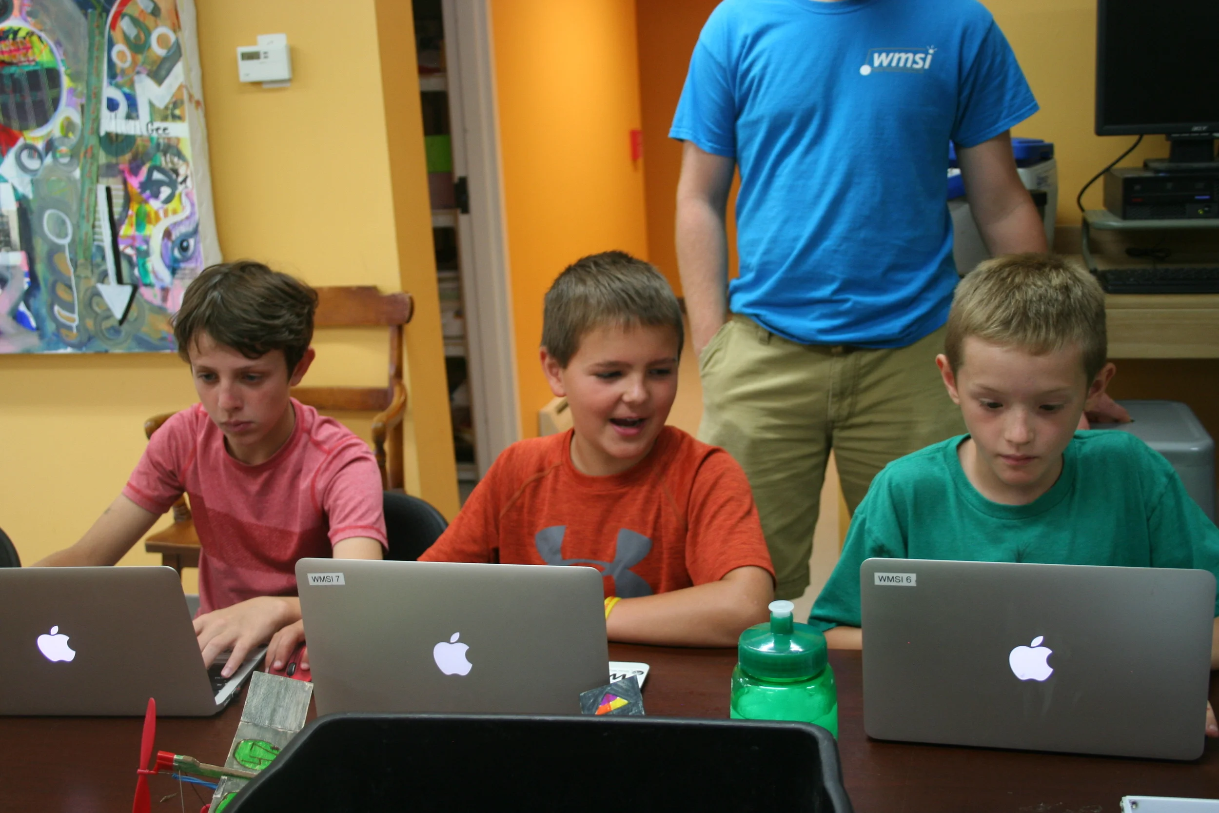  Our Makers worked together to survive several nights in the darkest depths of Minecraft. 