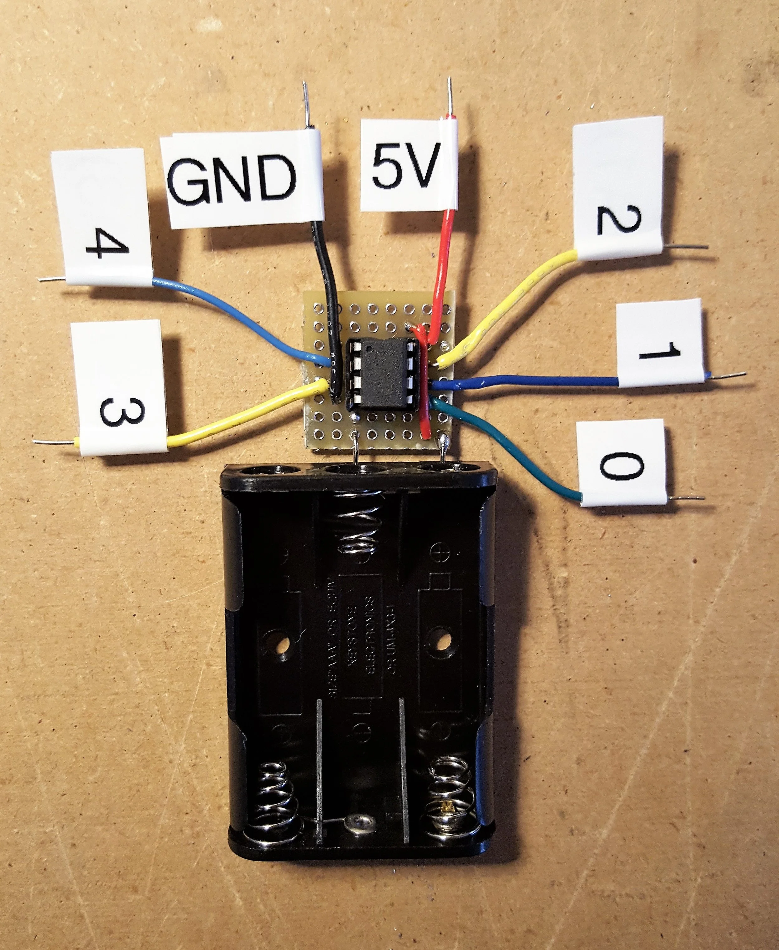   A prototype LED Spider hot off the manufacturing line  